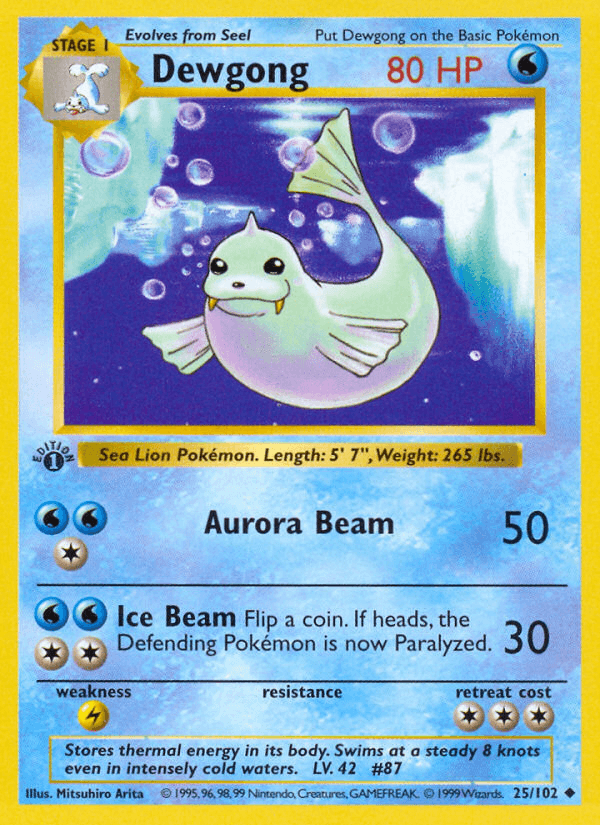 Dewgong — Base #25