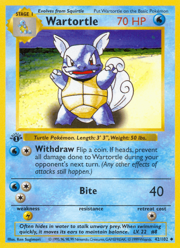 Wartortle — Base #42