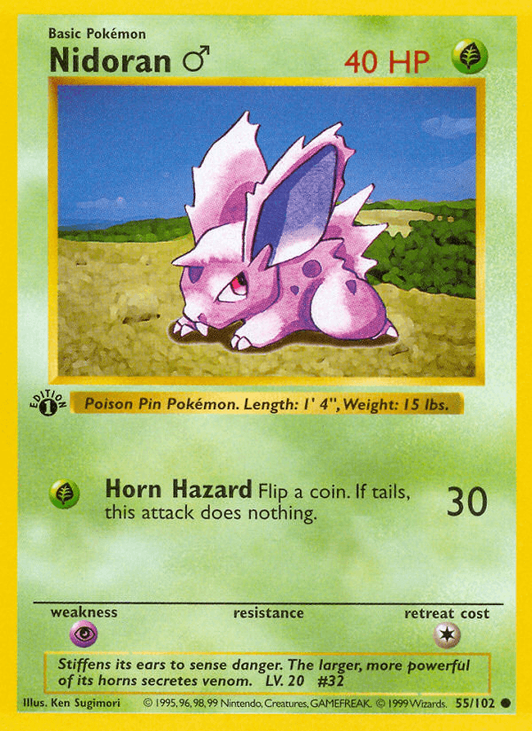 Nidoran ♂ — Base #55