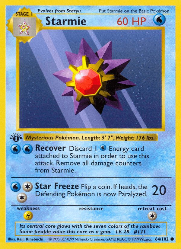 Starmie — Base #64
