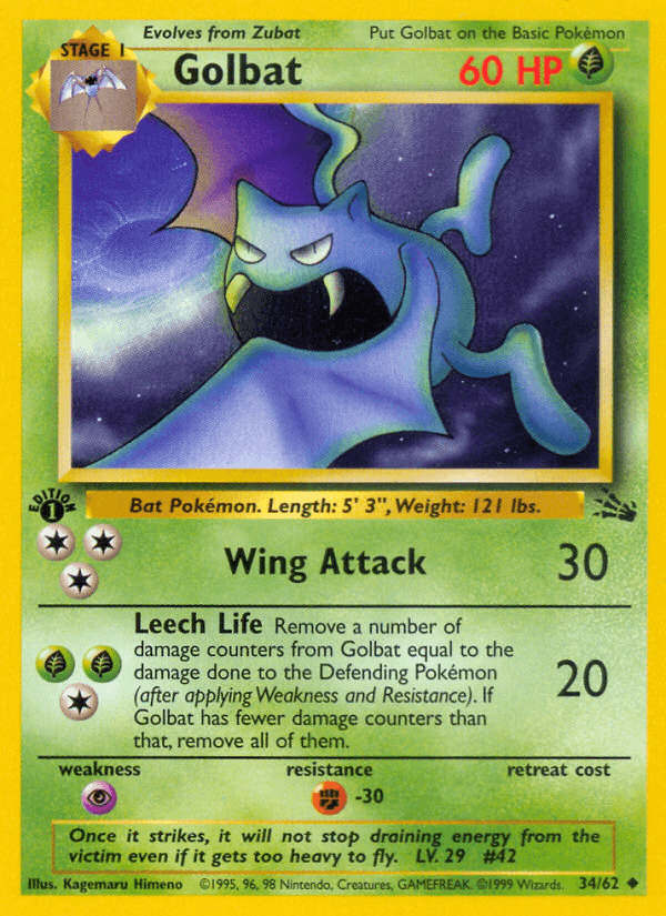 Golbat — Fossil #34