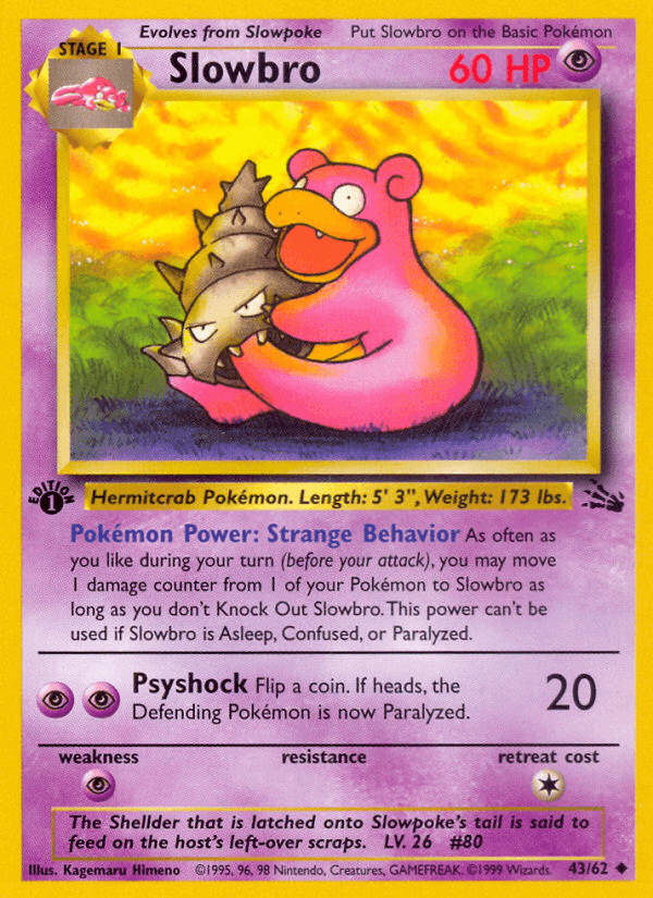 Slowbro — Fossil #43