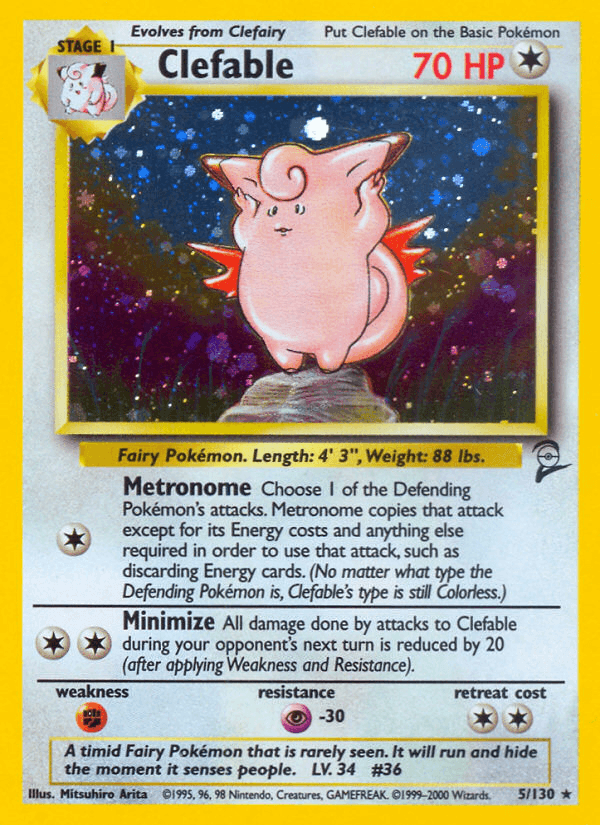 Clefable — Base Set 2 #5