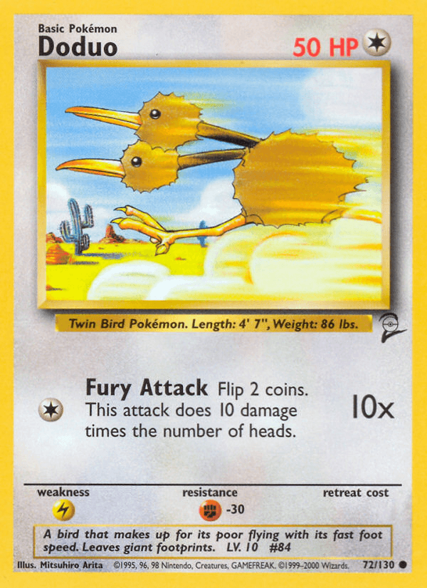 Doduo — Base Set 2 #72
