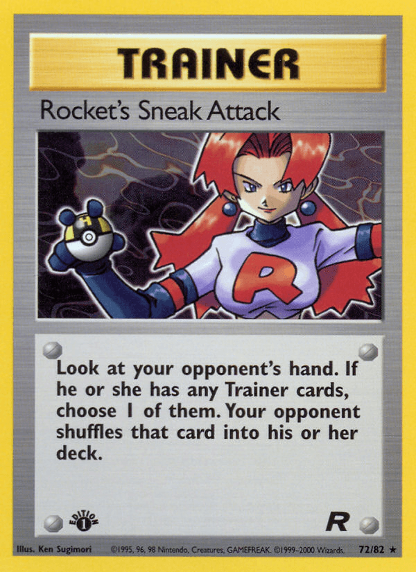 Rocket's Sneak Attack — Team Rocket #72