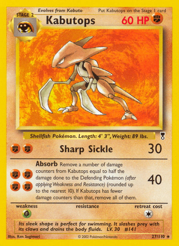 Kabutops — Legendary Collection #27