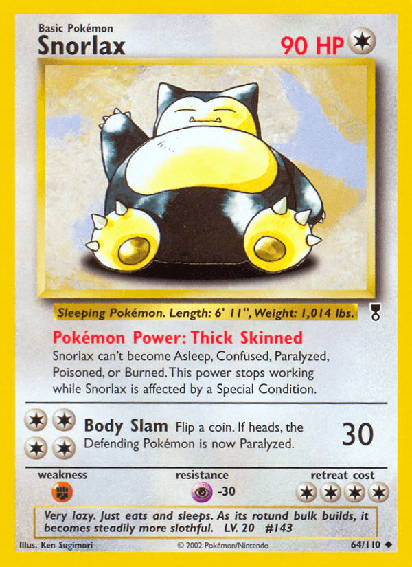 Snorlax — Legendary Collection #64