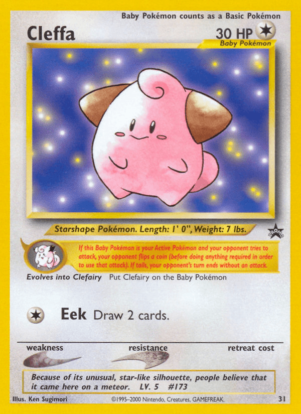 Cleffa — Wizards Black Star Promos #31