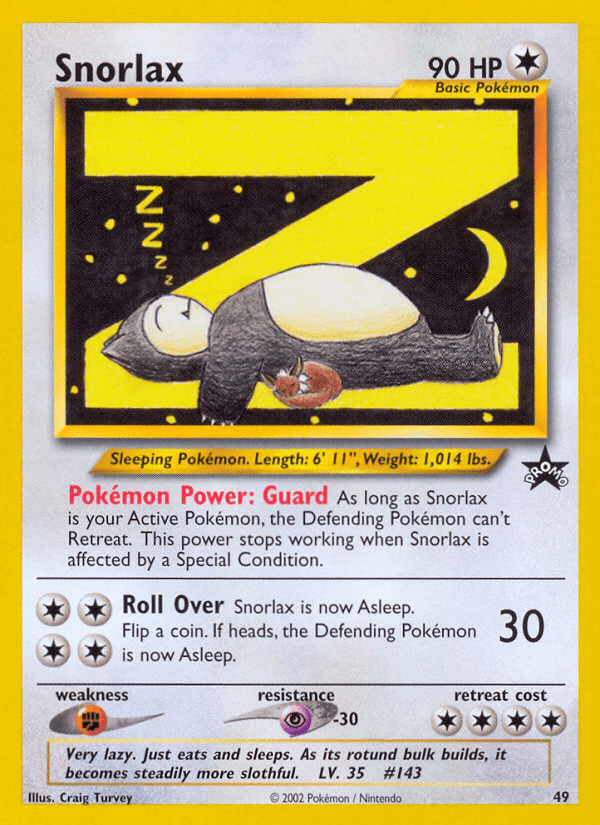 Snorlax — Wizards Black Star Promos #49