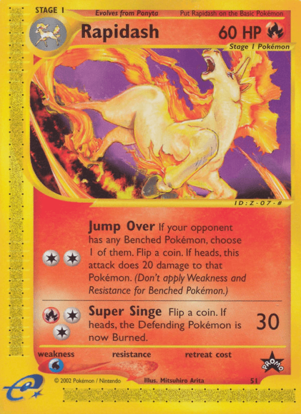 Rapidash — Wizards Black Star Promos #51
