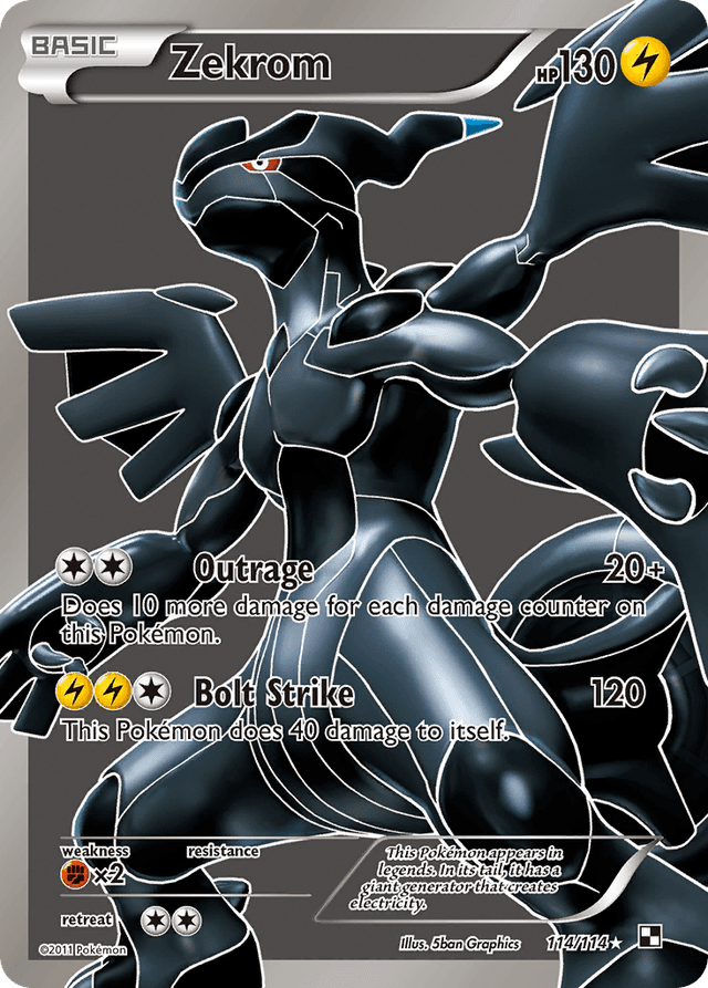 Zekrom — Black & White #114