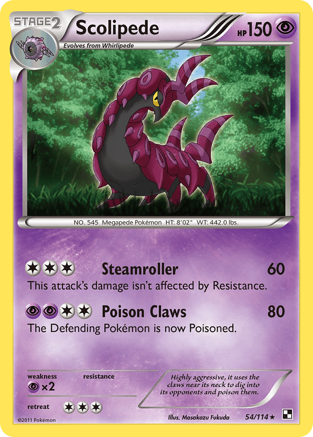 Scolipede — Black & White #54