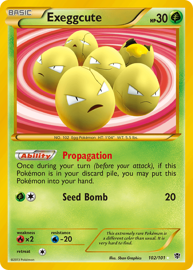 Exeggcute — Plasma Blast #102