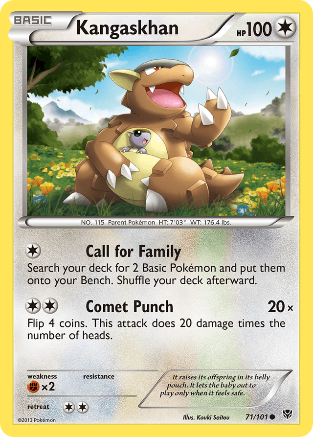 Kangaskhan — Plasma Blast #71
