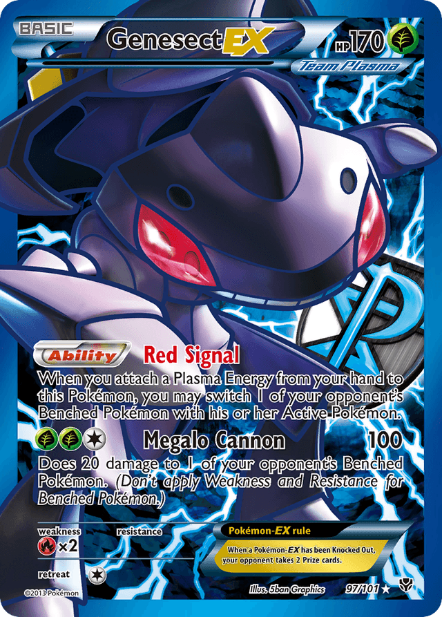 Genesect-EX — Plasma Blast #97
