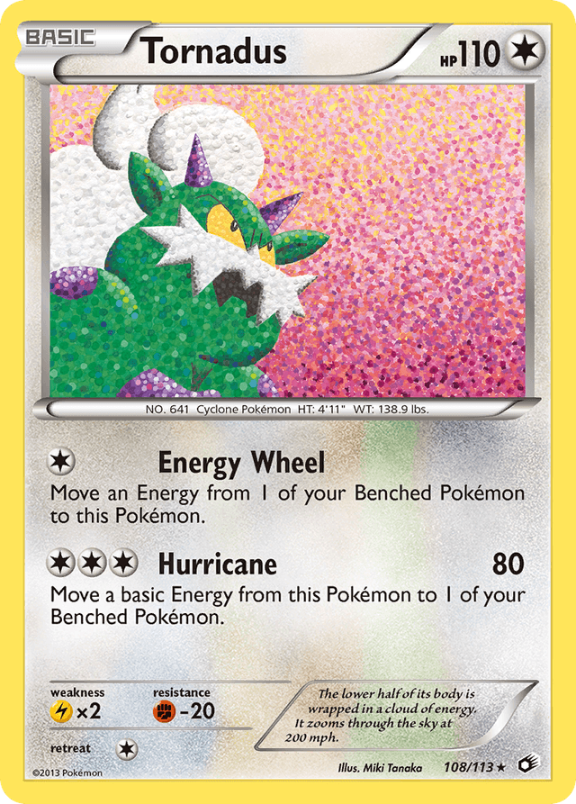 Tornadus — Legendary Treasures #108