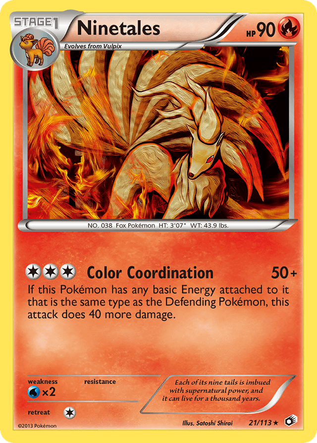 Ninetales — Legendary Treasures #21