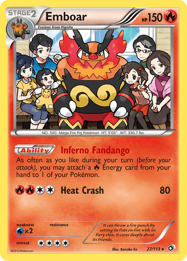 Emboar — Legendary Treasures #27