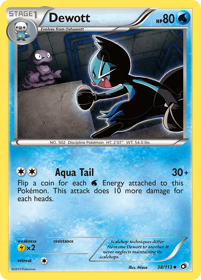 Dewott — Legendary Treasures #38