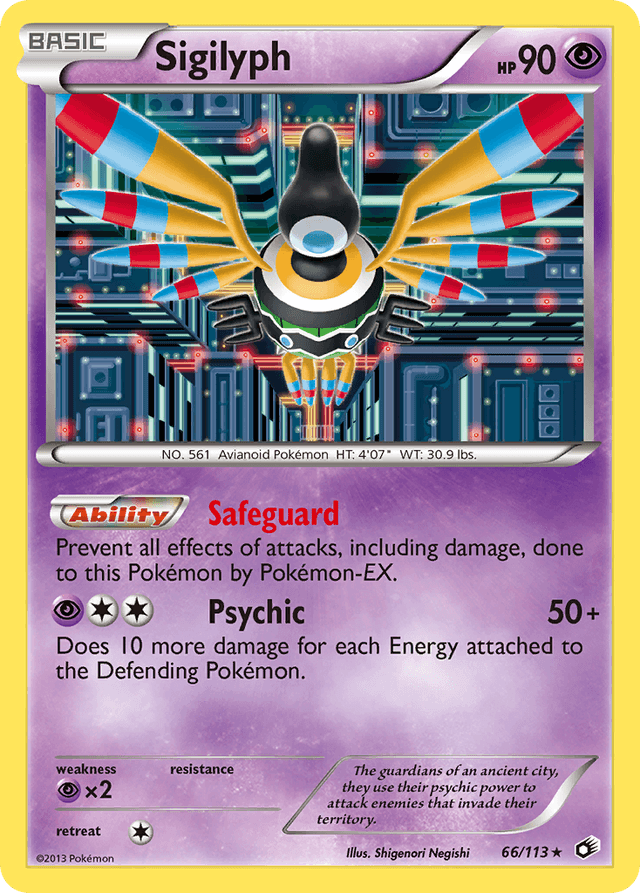 Sigilyph — Legendary Treasures #66