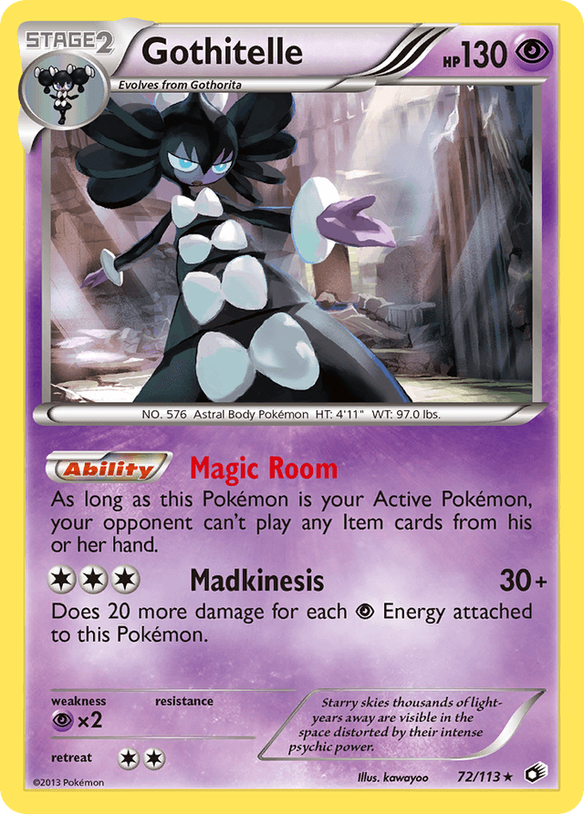 Gothitelle — Legendary Treasures #72