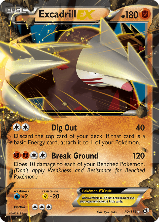 Excadrill-EX — Legendary Treasures #82