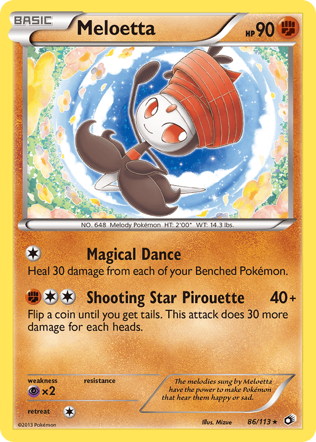 Meloetta — Legendary Treasures #86