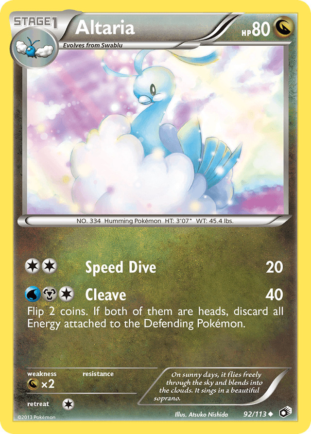 Altaria — Legendary Treasures #92