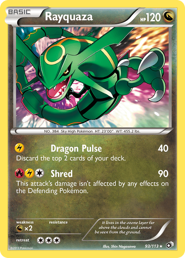 Rayquaza — Legendary Treasures #93
