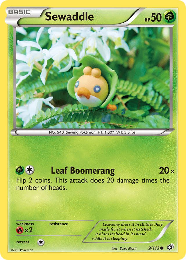 Sewaddle — Legendary Treasures #9