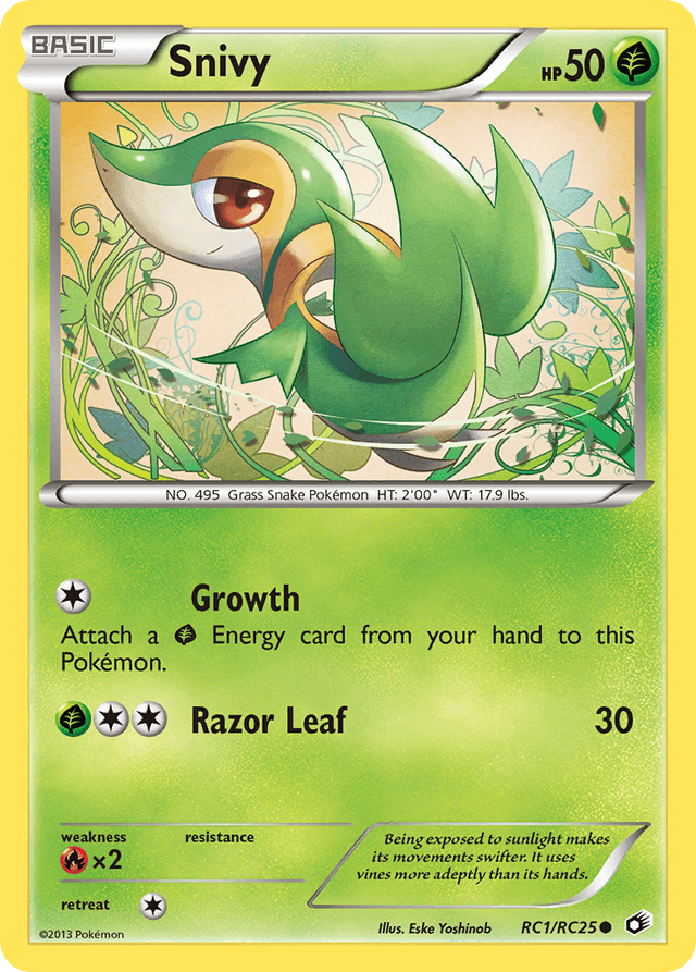 Snivy — Legendary Treasures #RC1