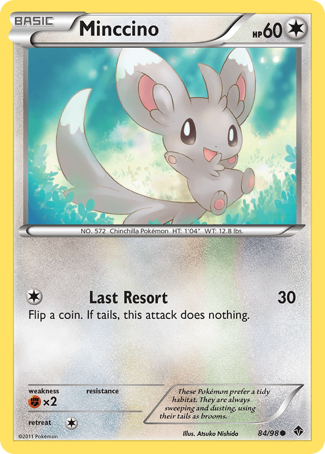 Minccino — Emerging Powers #84