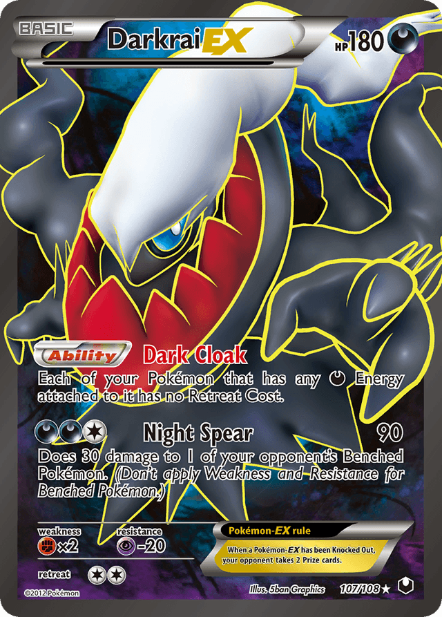 Darkrai-EX — Dark Explorers #107