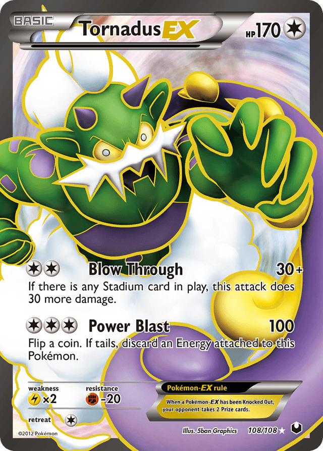 Tornadus-EX — Dark Explorers #108