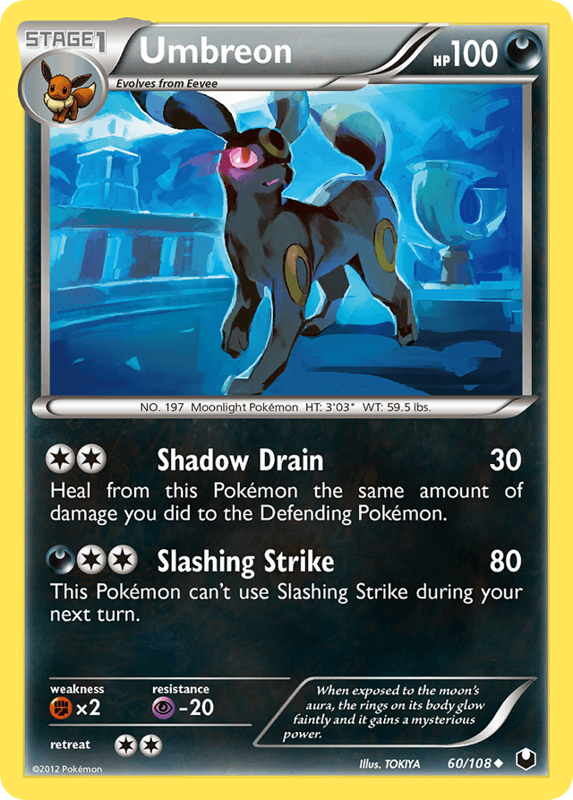 Umbreon — Dark Explorers #60