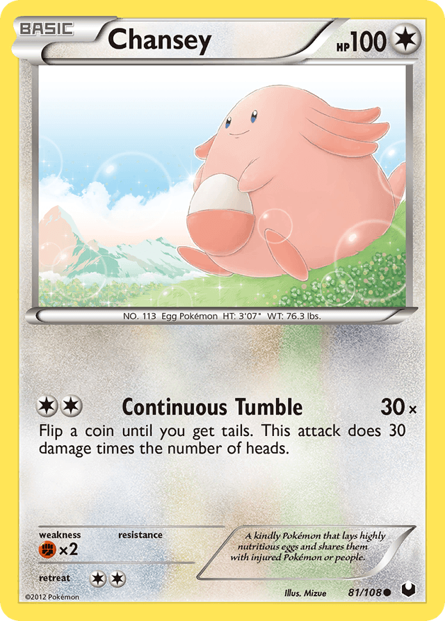 Chansey — Dark Explorers #81