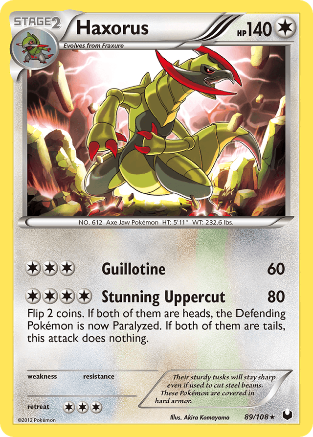 Haxorus — Dark Explorers #89