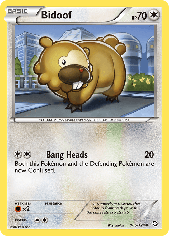 Bidoof — Dragons Exalted #106