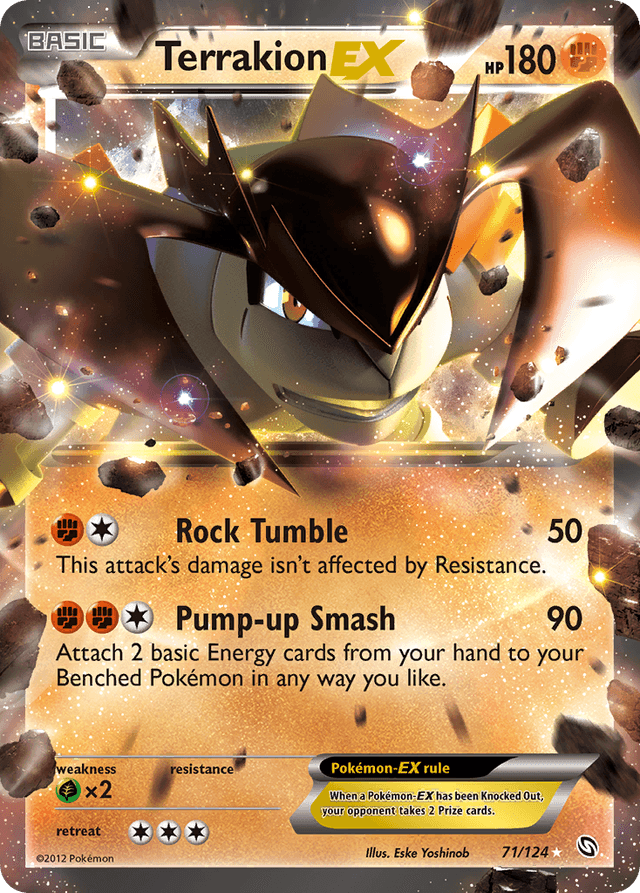 Terrakion-EX — Dragons Exalted #71