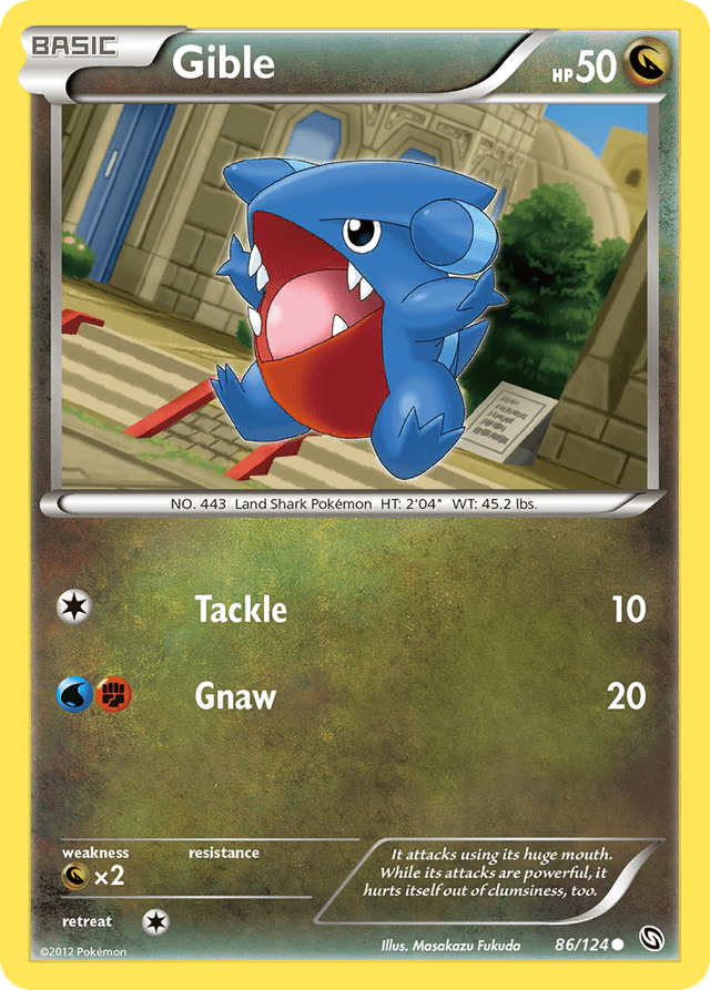 Gible — Dragons Exalted #86
