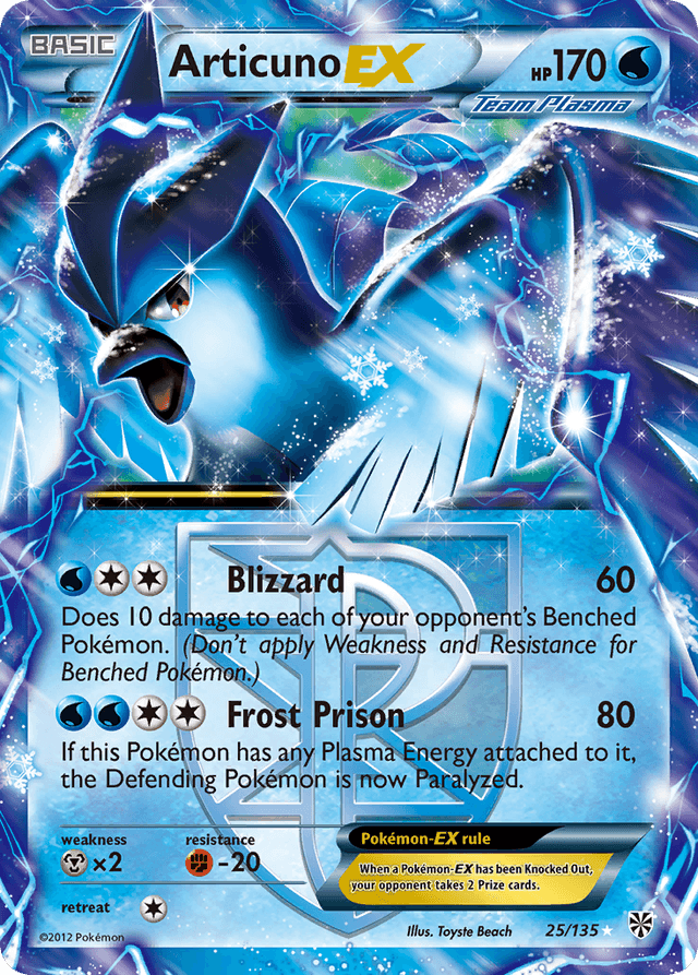 Articuno-EX — Plasma Storm #25