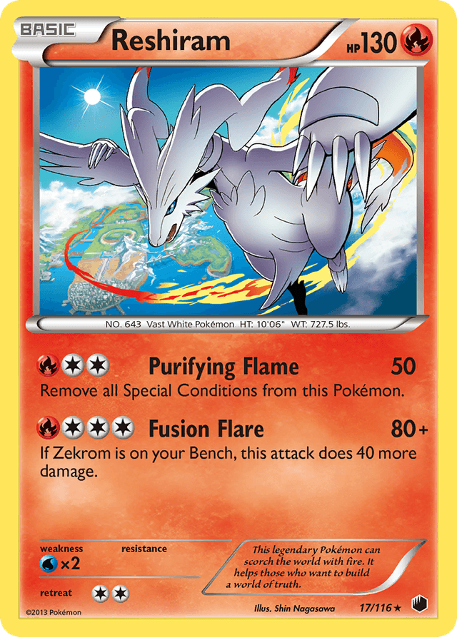 Reshiram — Plasma Freeze #17