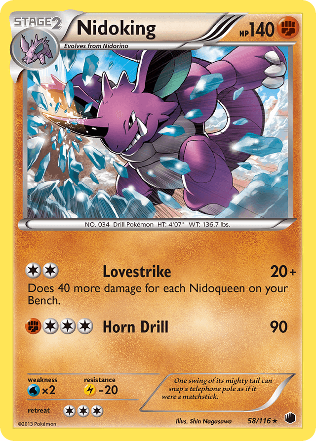 Nidoking — Plasma Freeze #58