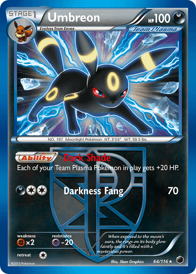 Umbreon — Plasma Freeze #64
