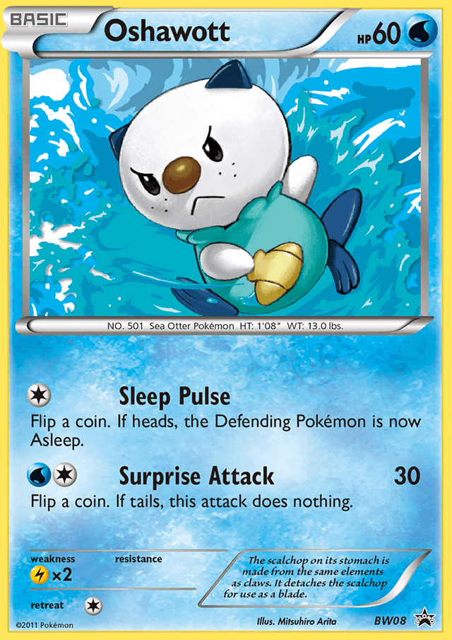 Oshawott — BW Black Star Promos #BW08