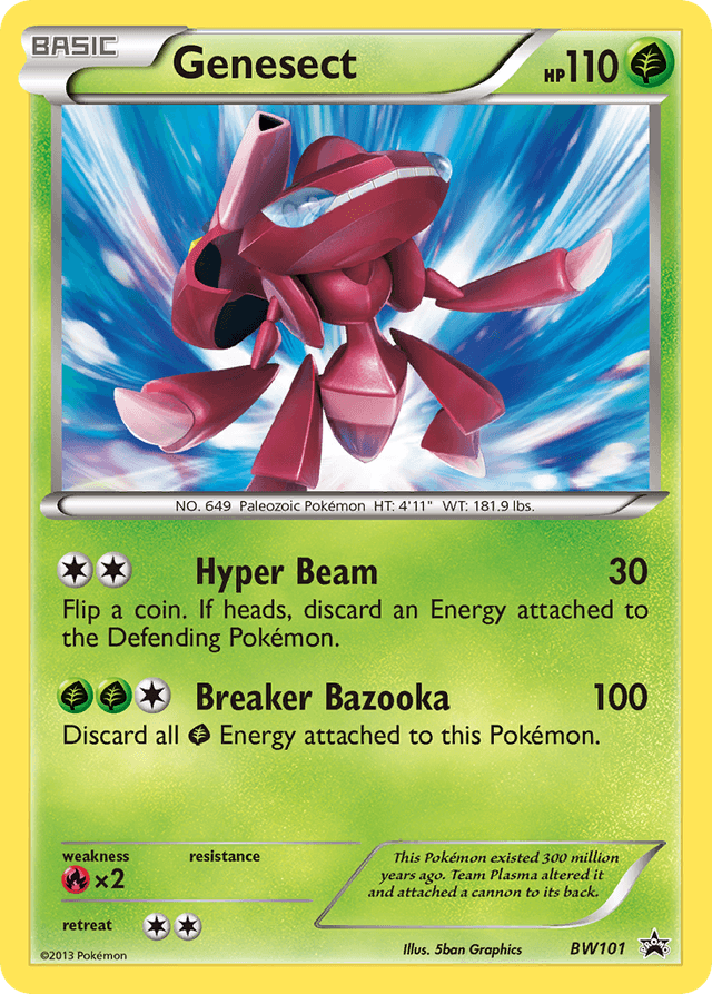 Genesect — BW Black Star Promos #BW101