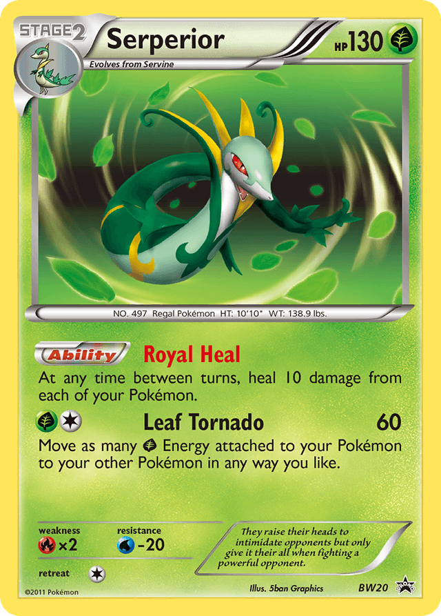 Serperior — BW Black Star Promos #BW20