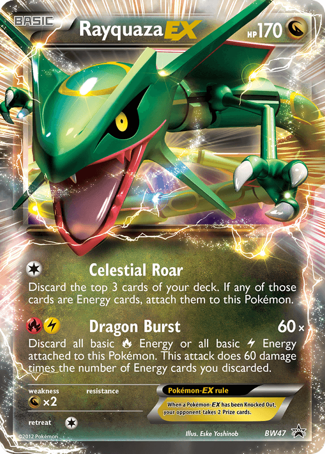 Rayquaza-EX — BW Black Star Promos #BW47