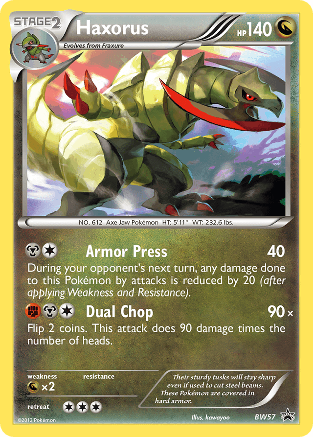 Haxorus — BW Black Star Promos #BW57
