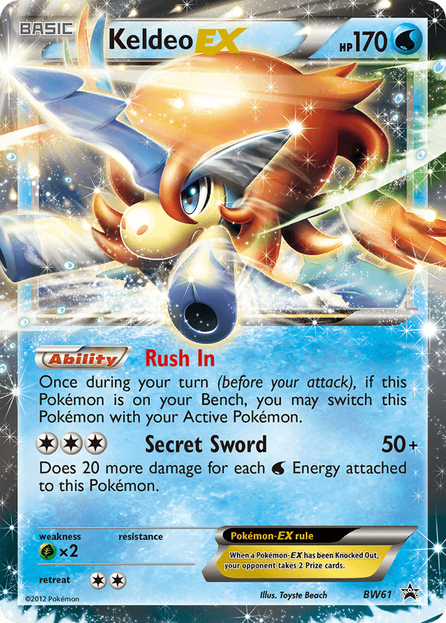 Keldeo-EX — BW Black Star Promos #BW61